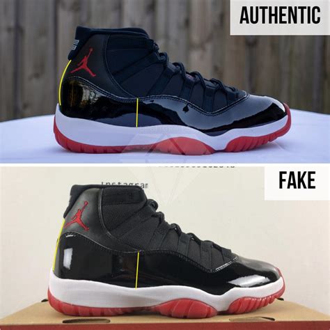 nike air jordan 11 bred fake|genuine jordan 11 bred.